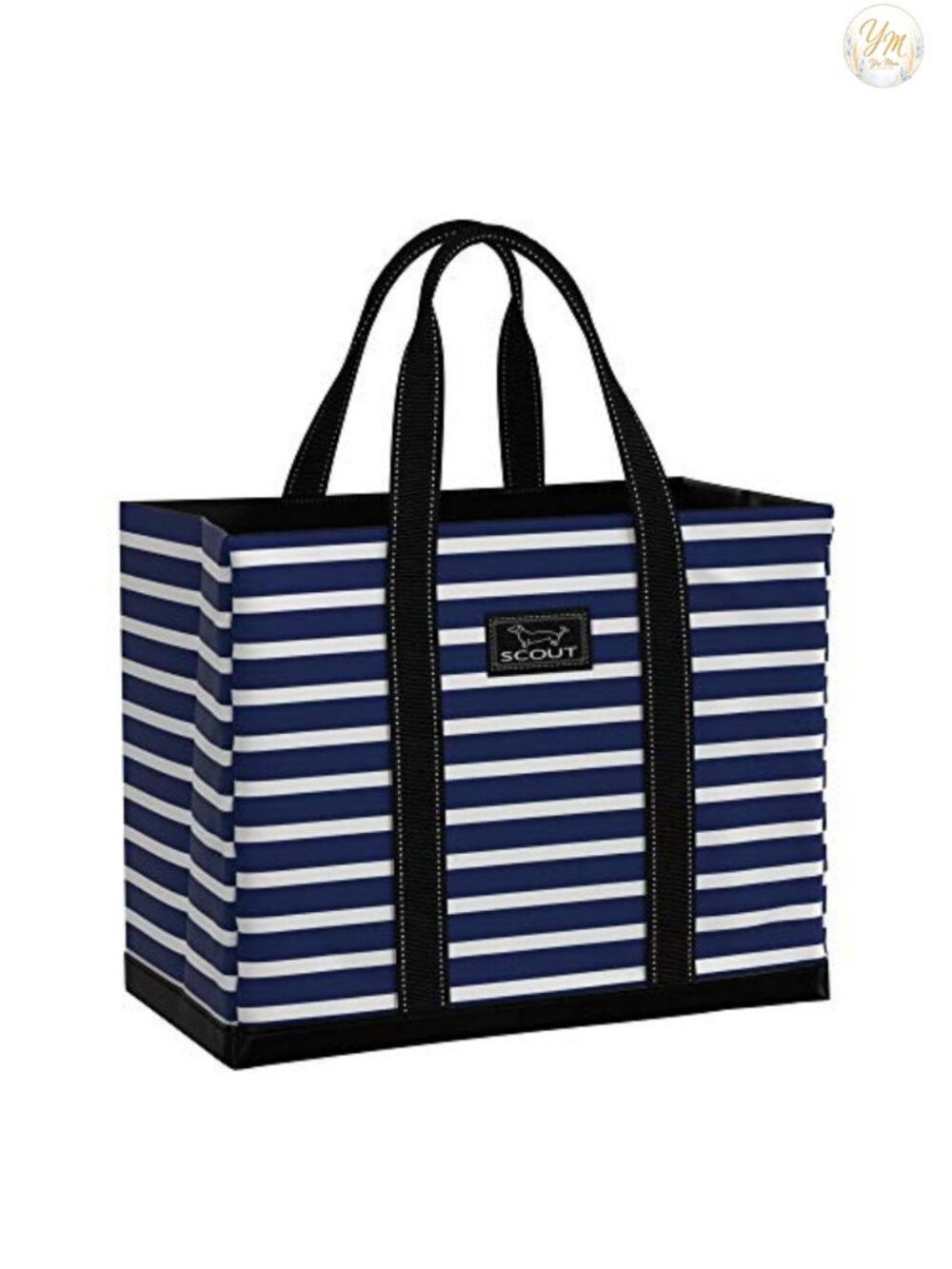 Lightweight Tote Bag Water-Resistant Interior Zip Pocket Open Top Shoulder
